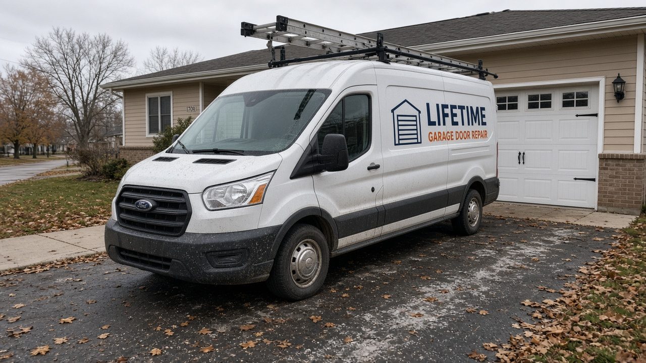 Lifetime Garage Door Repair Twin Cities service van — fully stocked for same-day garage door repairs
